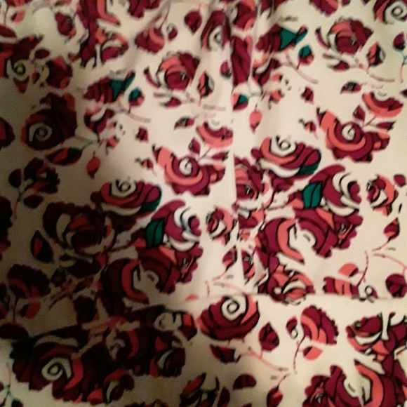 Lularoe tc rose print leggings. - Picture 11 of 13